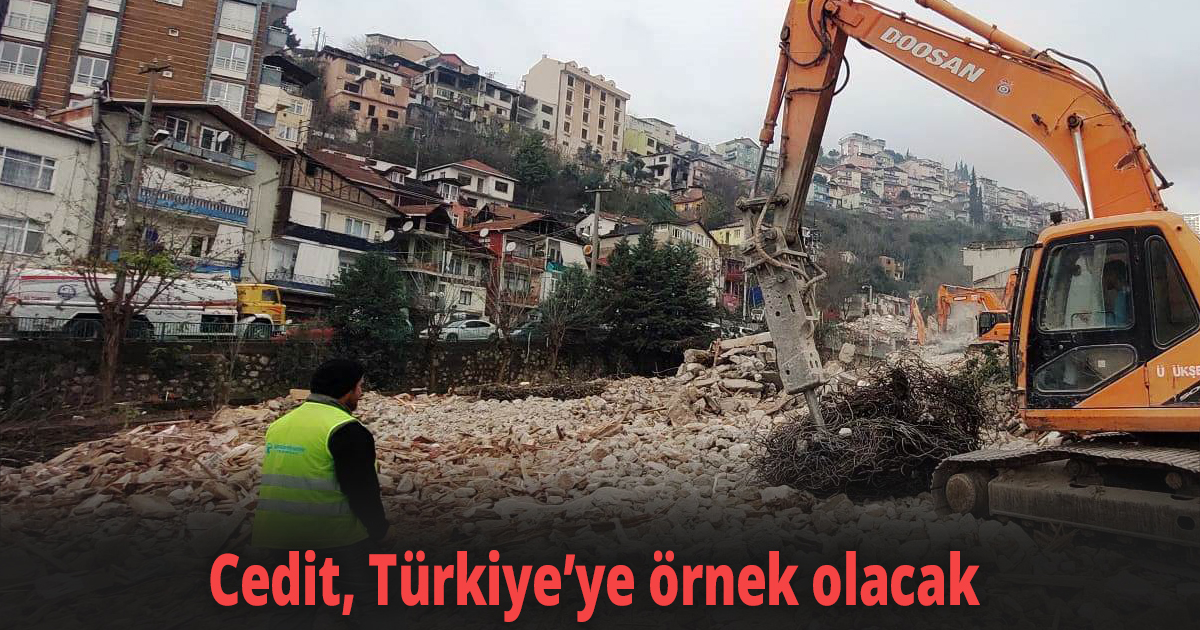Cedit, Türkiye’ye örnek olacak