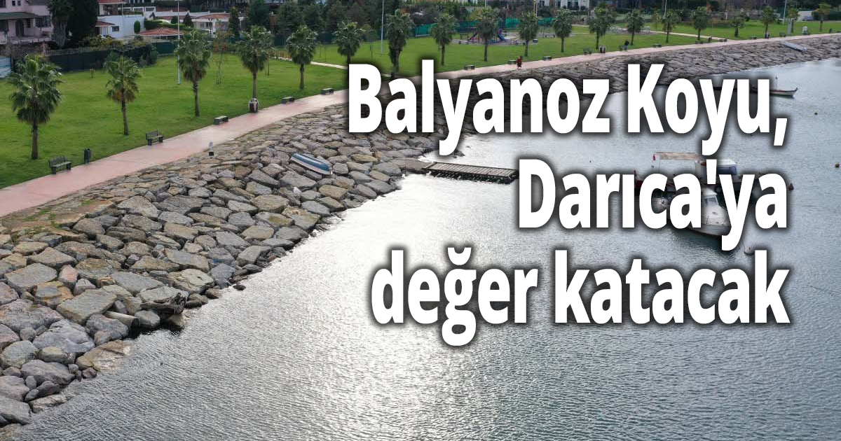 Balyanoz Koyu, Darıca'ya değer katacak