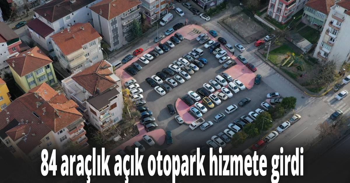 Gölcük’te yapılan otoparktan vatandaş çok memnun