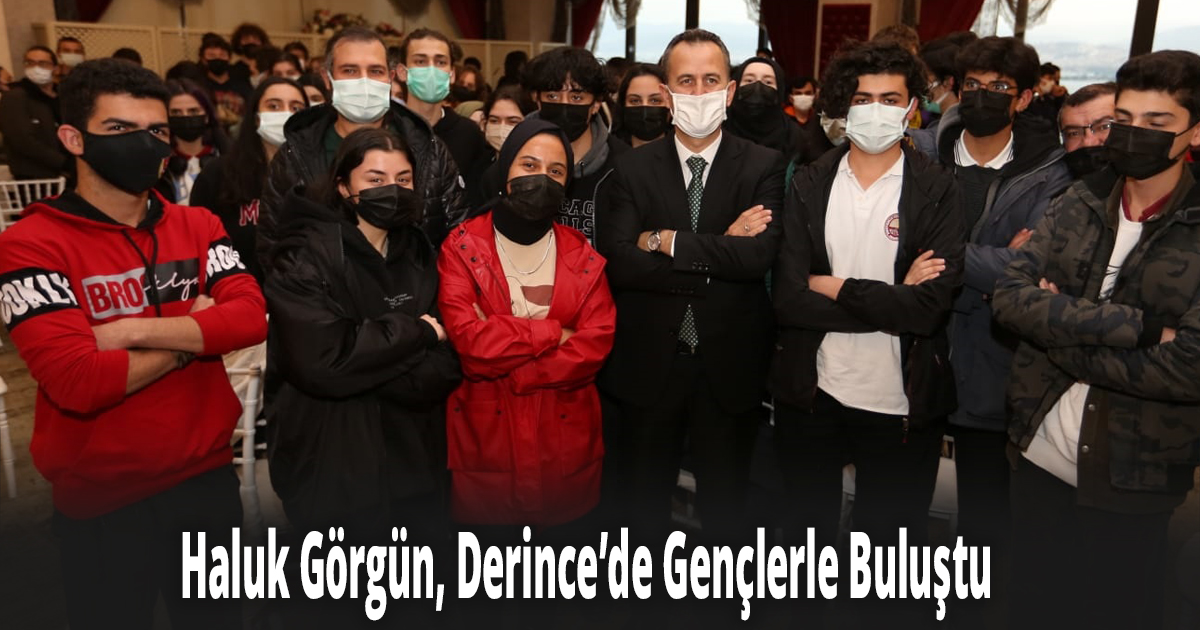 Haluk Görgün, Derince’de Gençlerle Buluştu