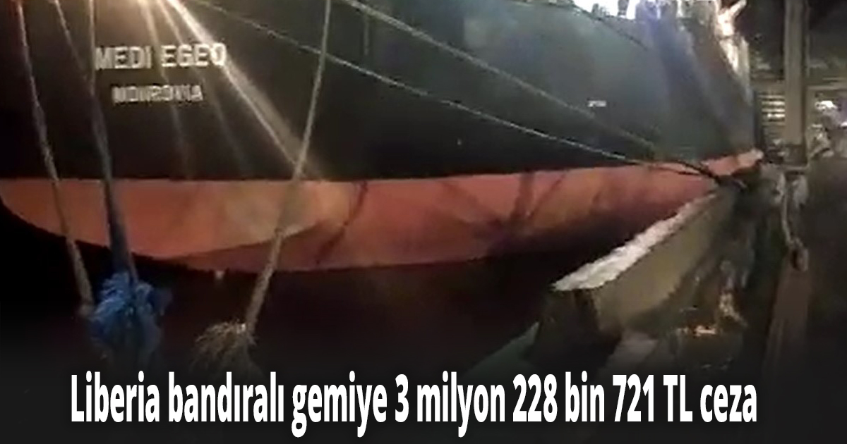 Denize kirli balast döktüler