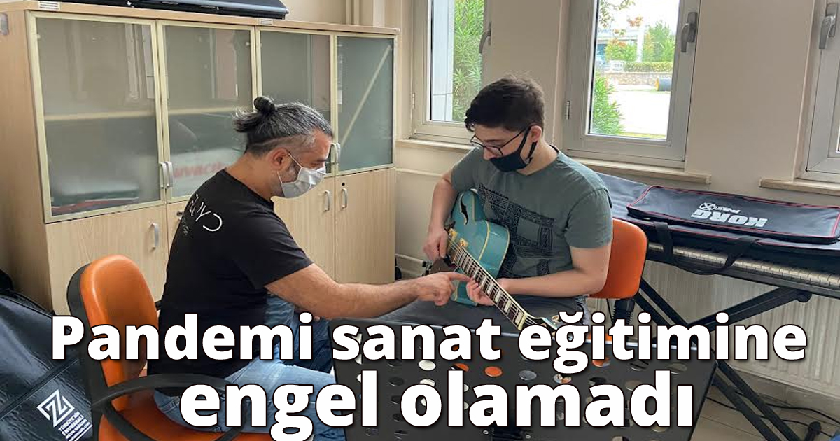 Pandemi sanat eğitimine engel olamadı