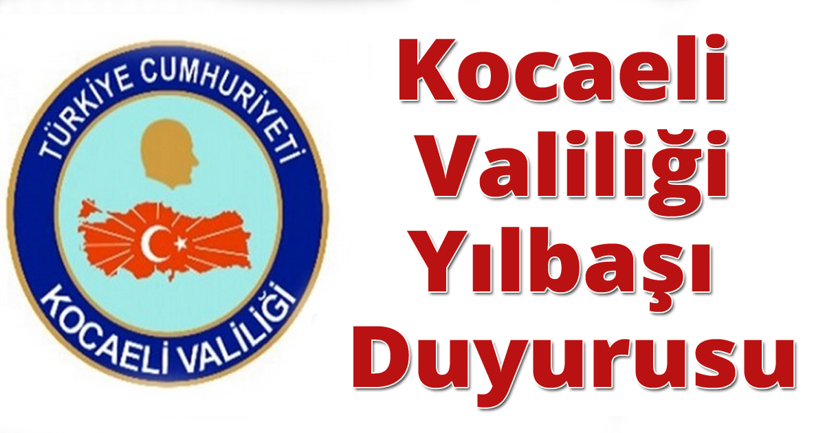 Valilikten yılbaşı tedbirleri duyurusu
