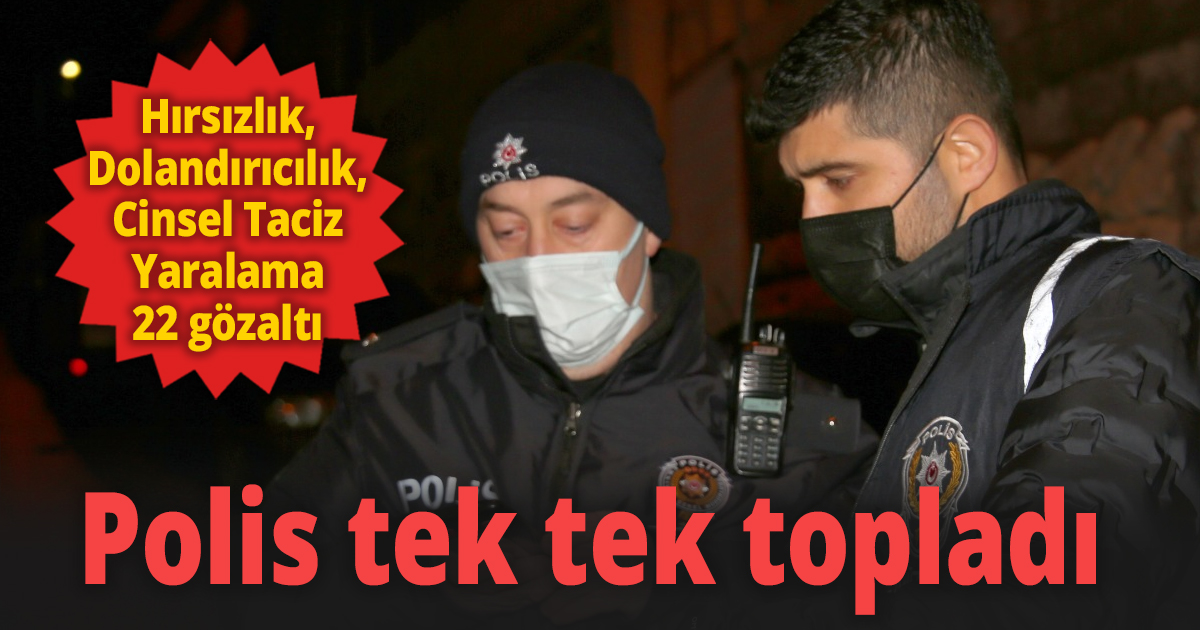 Polis tek tek topladı