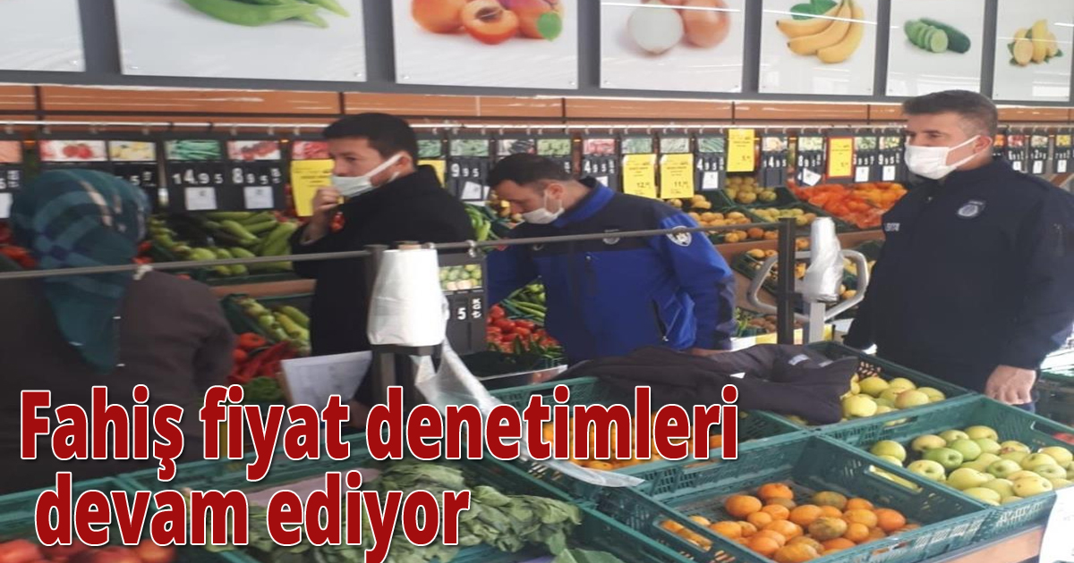 Fahiş fiyat denetimleri devam ediyor