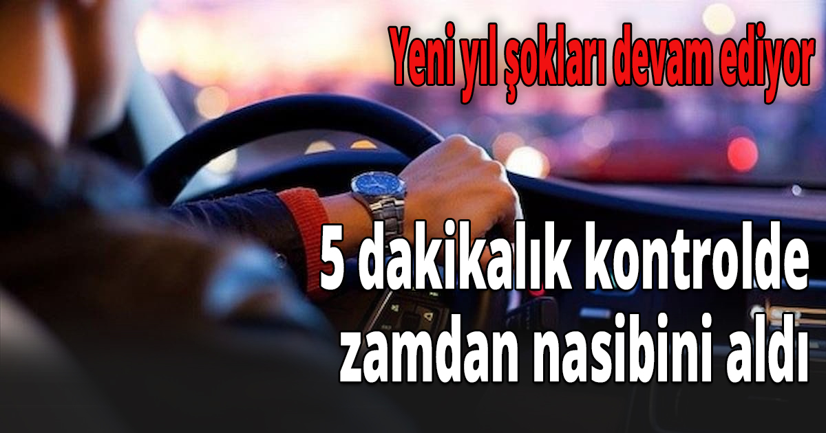 Yeni yıl şokları devam ediyor  