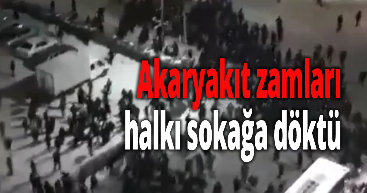 Akaryakıt zamları halkı sokağa döktü