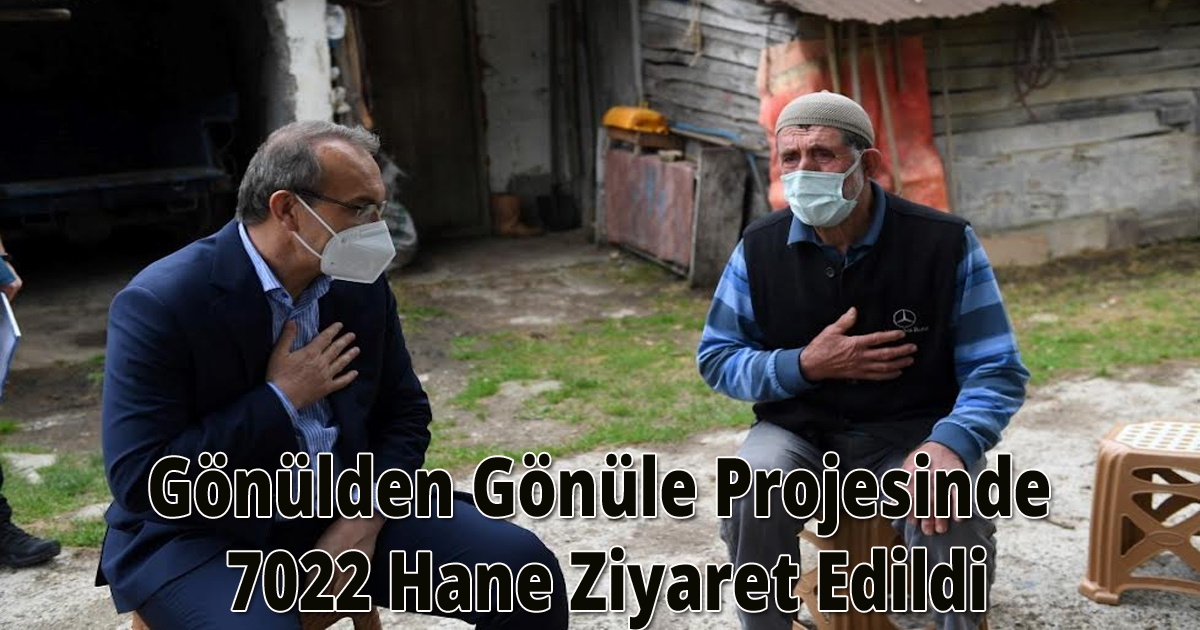 Gönülden Gönüle Projesinde 7022 Hane Ziyaret Edildi