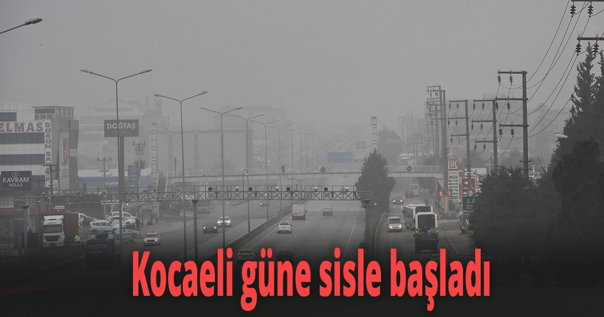 Kocaeli güne sisle başladı