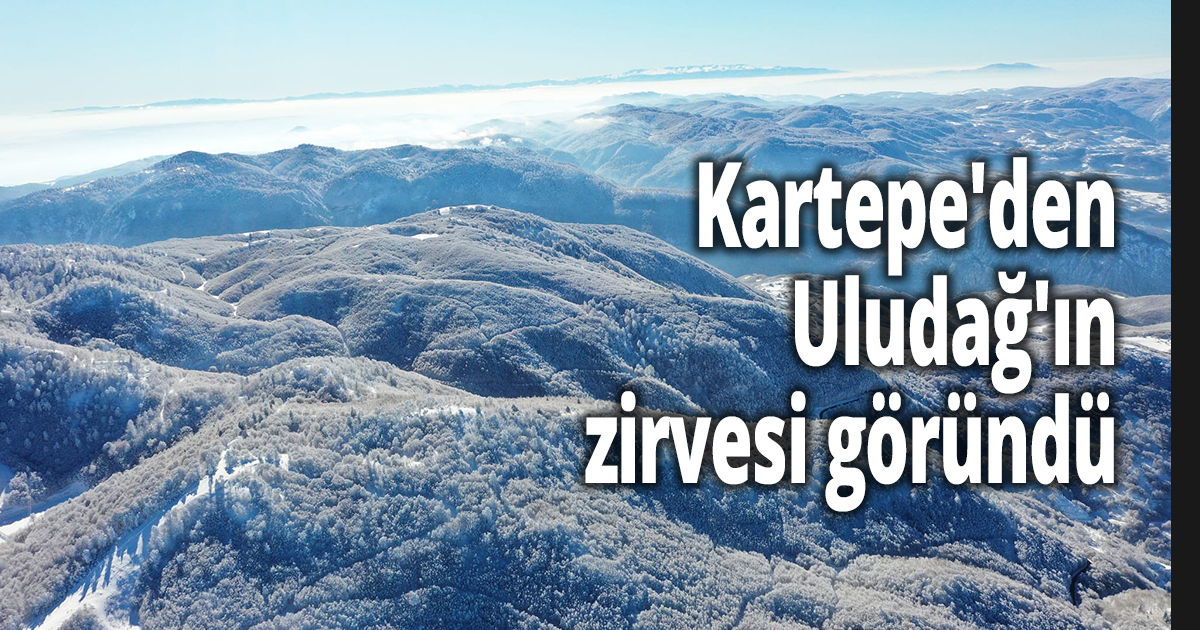 İki kayak merkezinin zirvesi tek karede buluştu