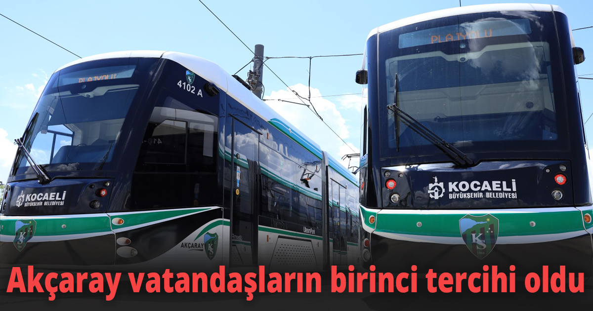 Akçaray vatandaşların birinci tercihi oldu