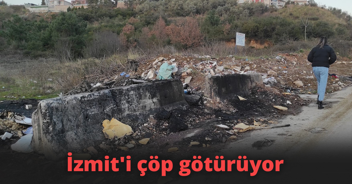 İzmit'i çöp götürüyor