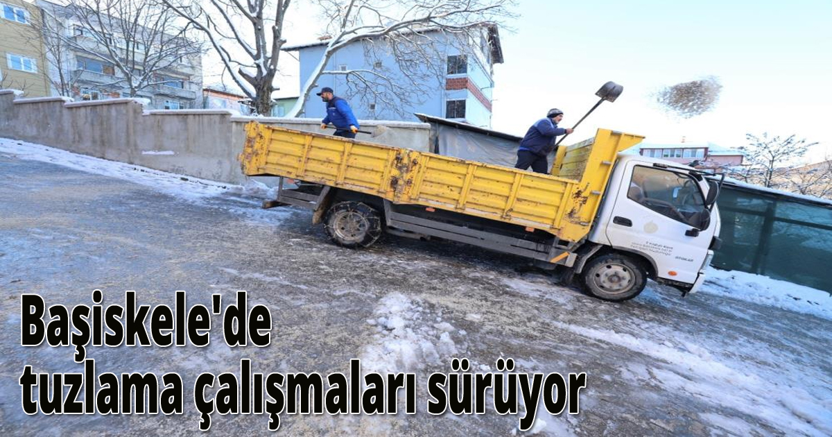  Başiskele'de tuzlama çalışmaları sürüyor