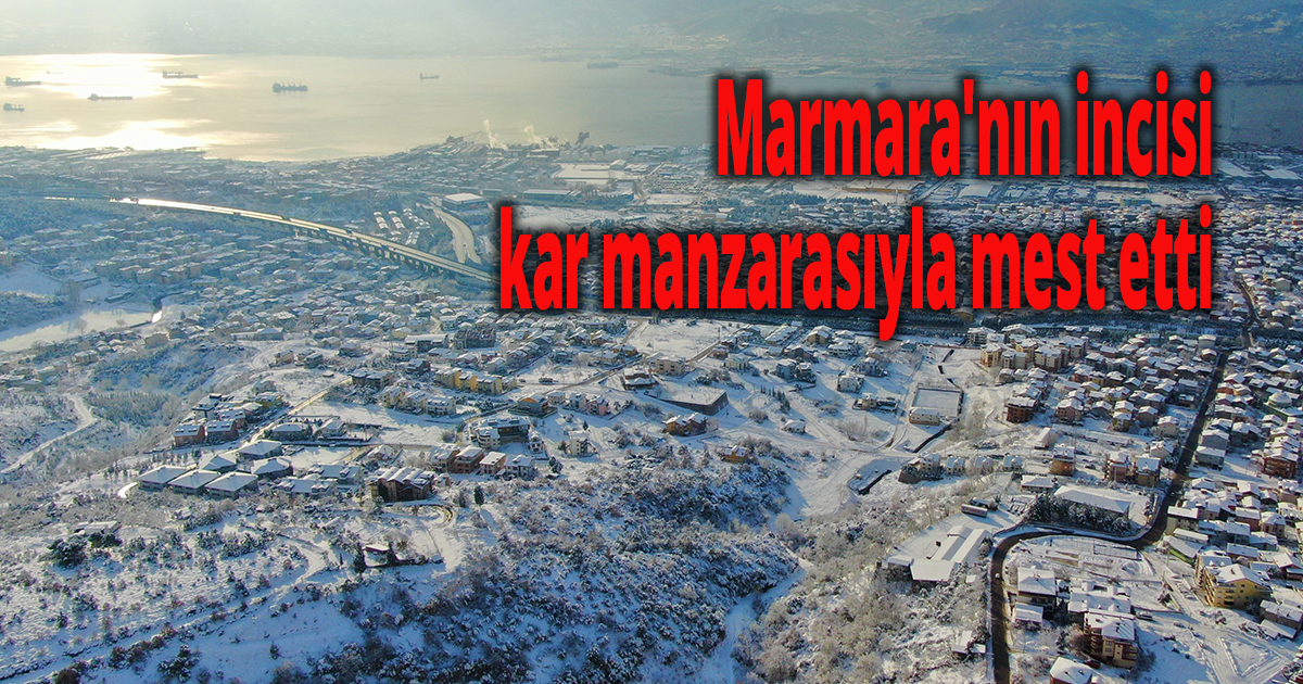 İzmit Körfezi beyaz gelinliğini giydi