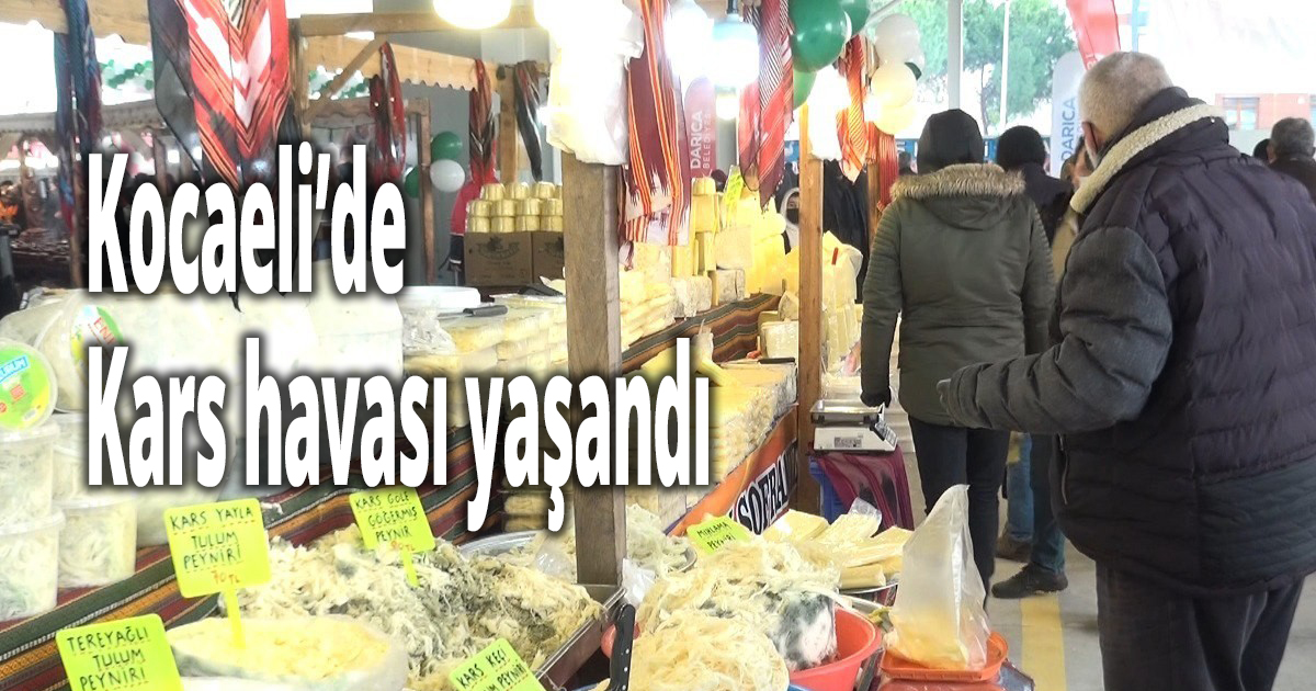 Kocaeli’de Kars havası yaşandı
