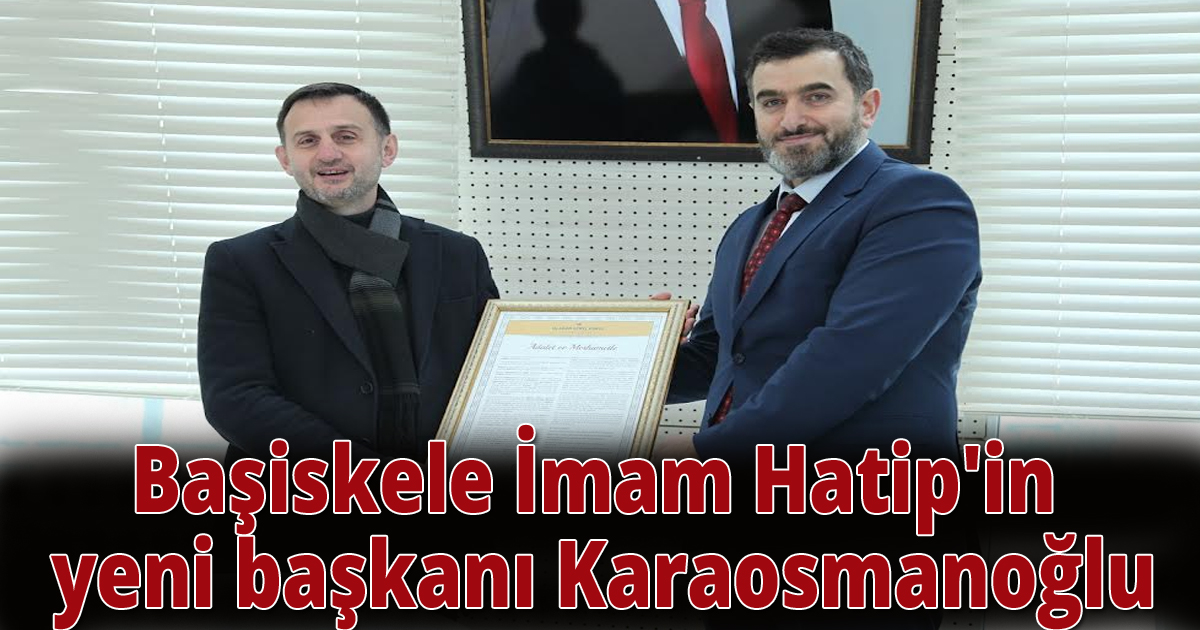 Başiskele İmam Hatip'in yeni başkanı belli oldu