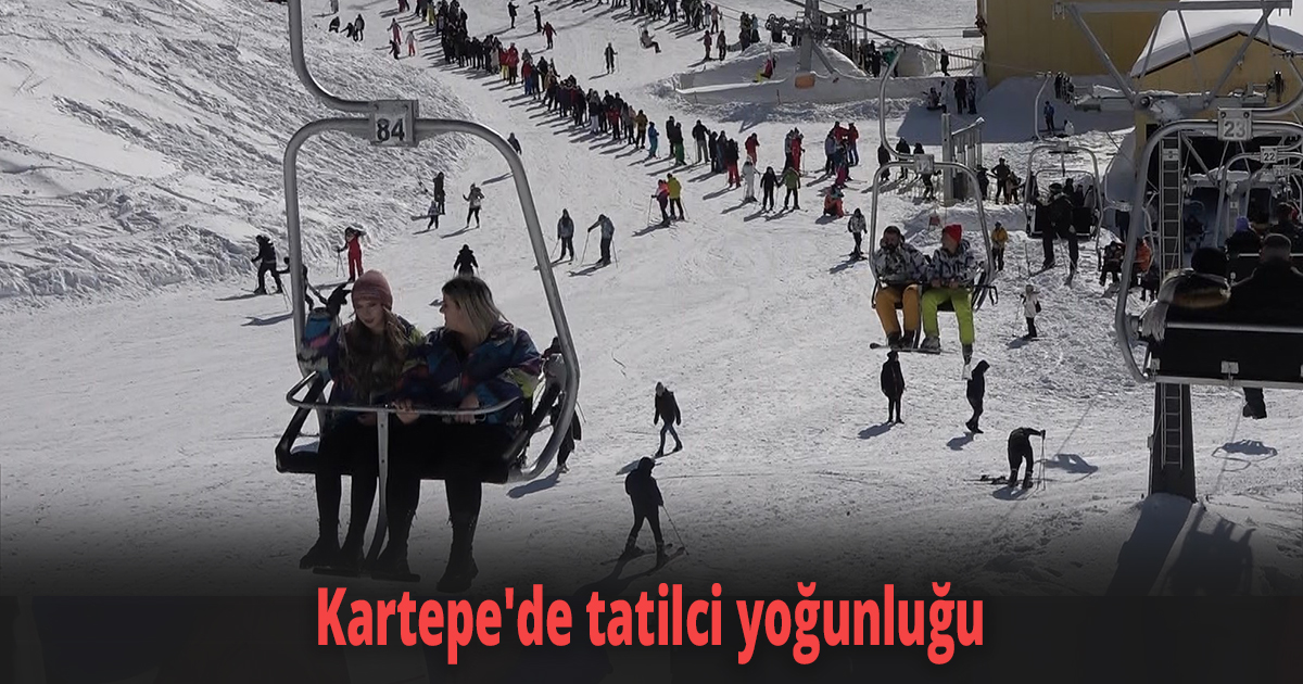 Kar kalınlığı 1 metreye ulaştı, kayak tutkunları Kartepe'ye akın etti