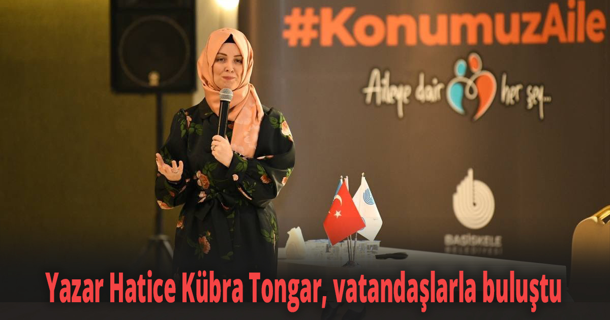 Yazar Hatice Kübra Tongar, vatandaşlarla buluştu