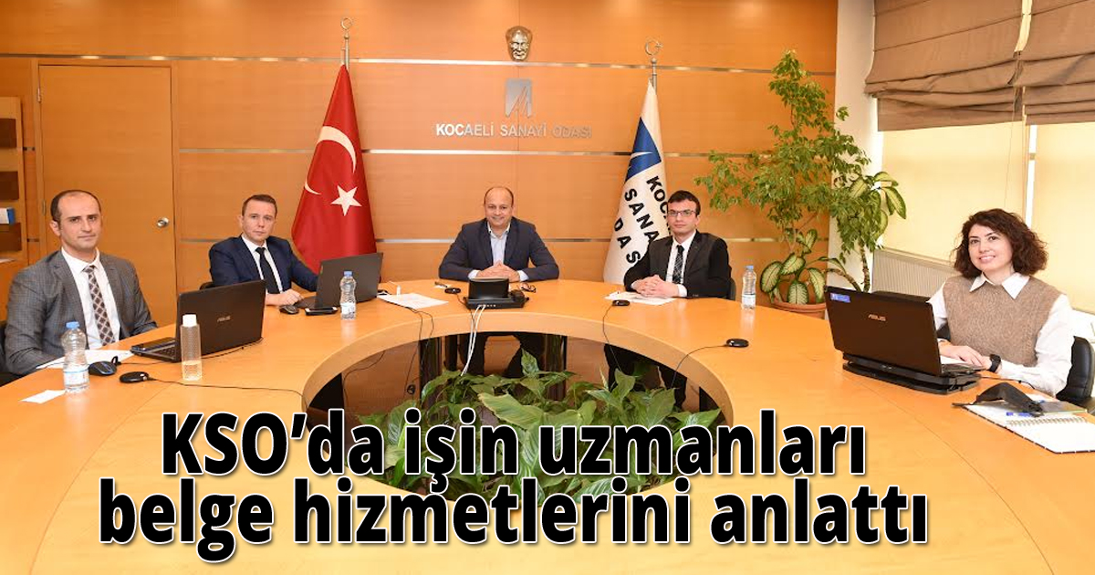 KSO’da işin uzmanları belge hizmetlerini anlattı