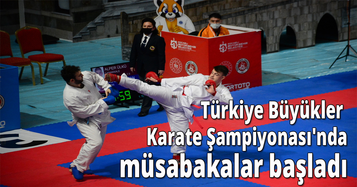 Türkiye Büyükler Karate Şampiyonası'nda müsabakalar başladı