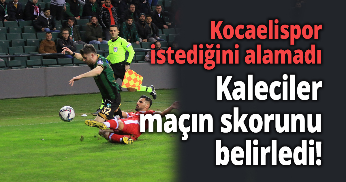 Kocaelispor istediğini alamadı