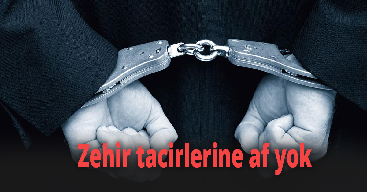 Zehir tacirlerine af yok