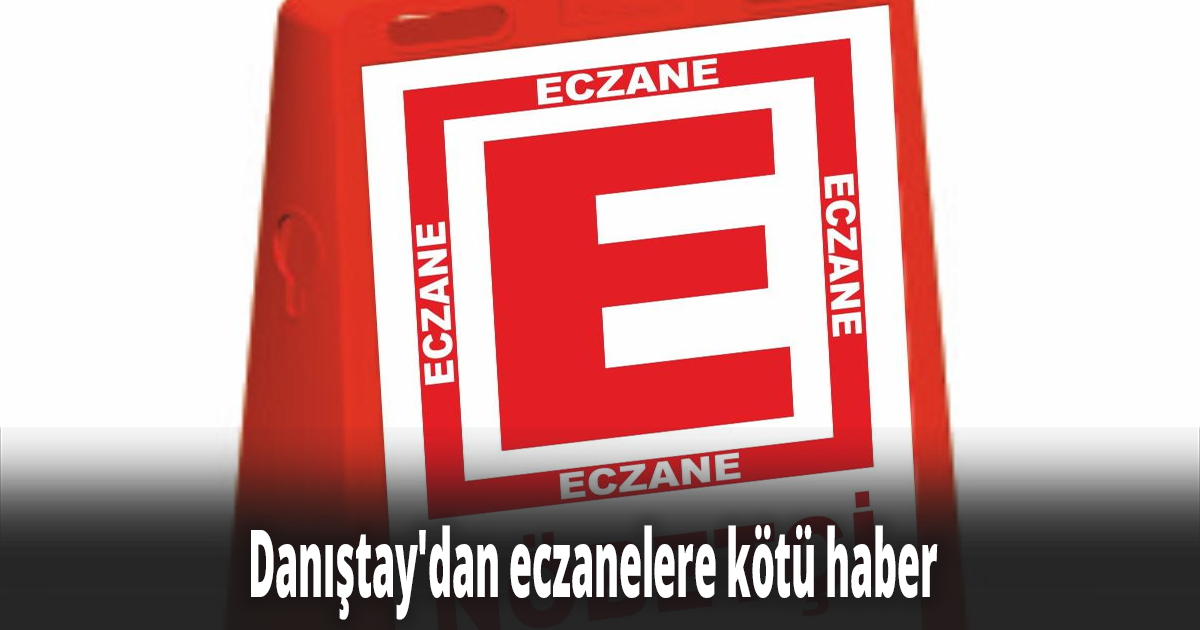 Eczanelere kötü haber
