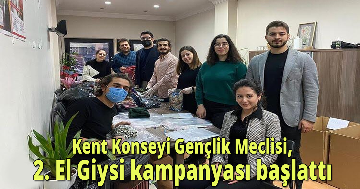 İzmit Kent Konseyi Gençlik Meclisi, 2. El Giysi kampanyası başlattı
