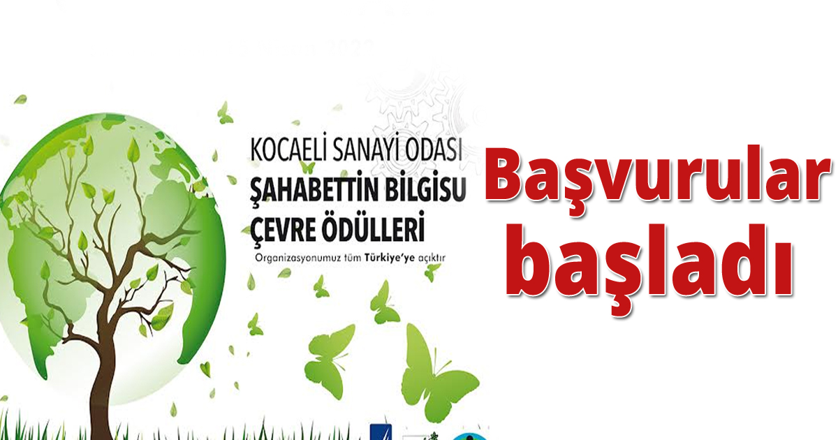28. KSO Şahabettin Bilgisu Çevre Ödülleri için başvurular başladı