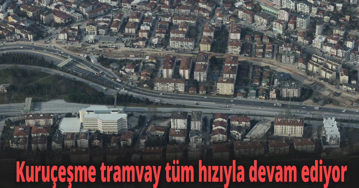 Kuruçeşme tramvay tüm hızıyla devam ediyor