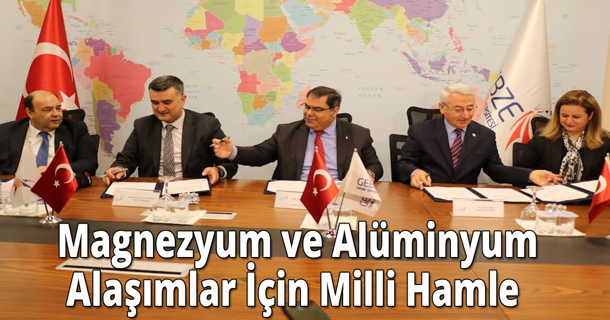  Magnezyum ve Alüminyum Alaşımlar İçin Milli Hamle 
