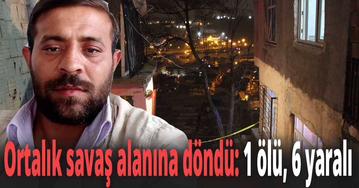 İki aile birbirine girdi, ortalık savaş alanına döndü