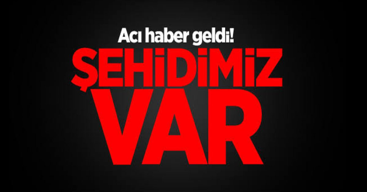 Şehidimiz var'