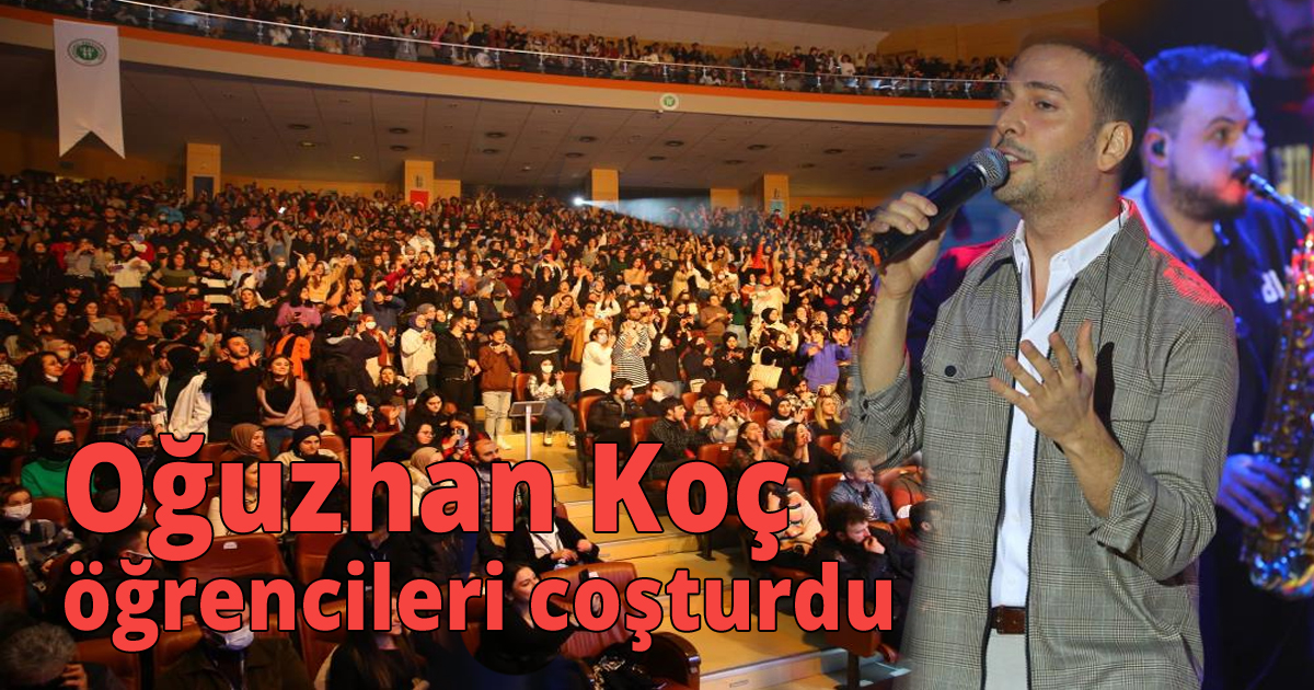 Oğuzhan Koç öğrencileri coşturdu