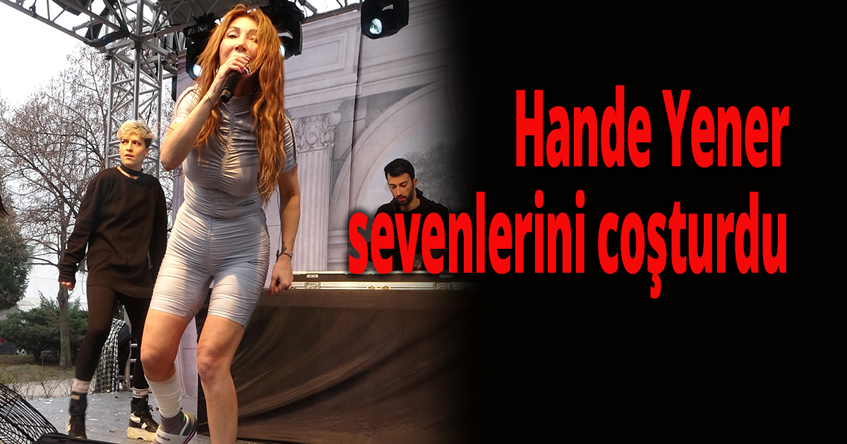 Hande Yener, sevenlerini coşturdu