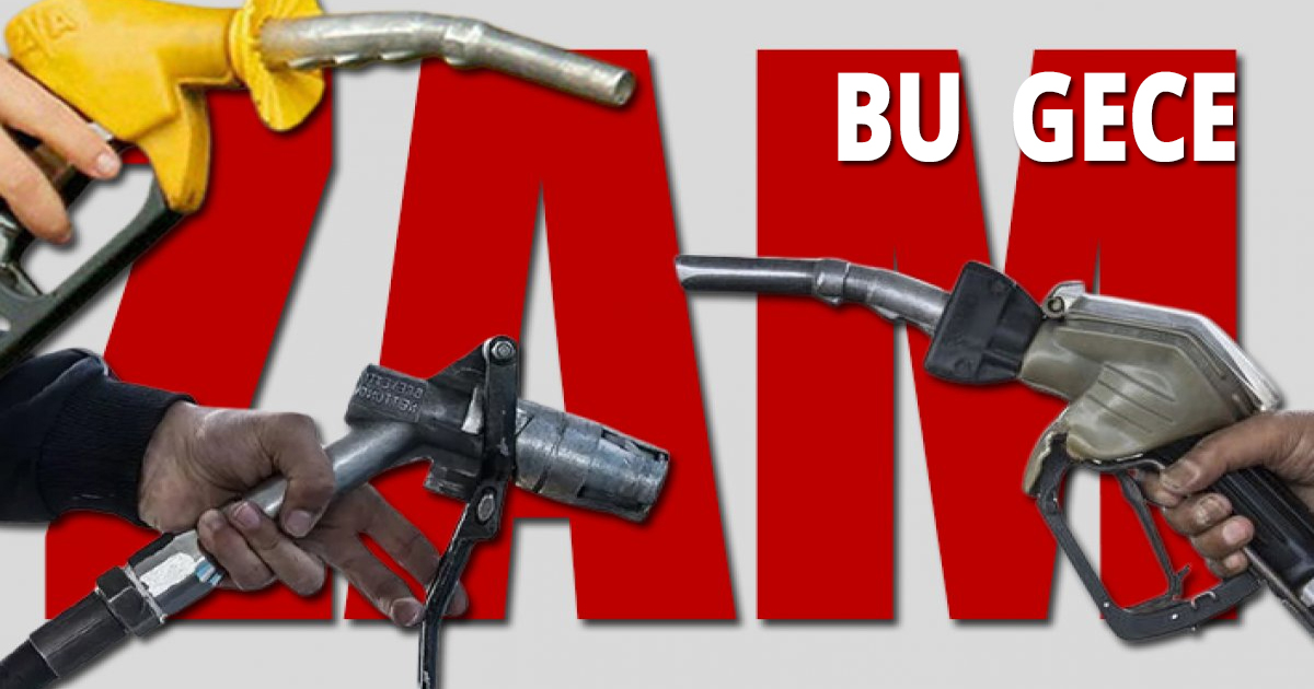 Benzin ve motorine bir zam daha!