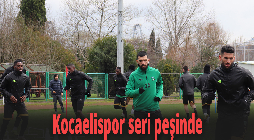 Kocaelispor seri peşinde