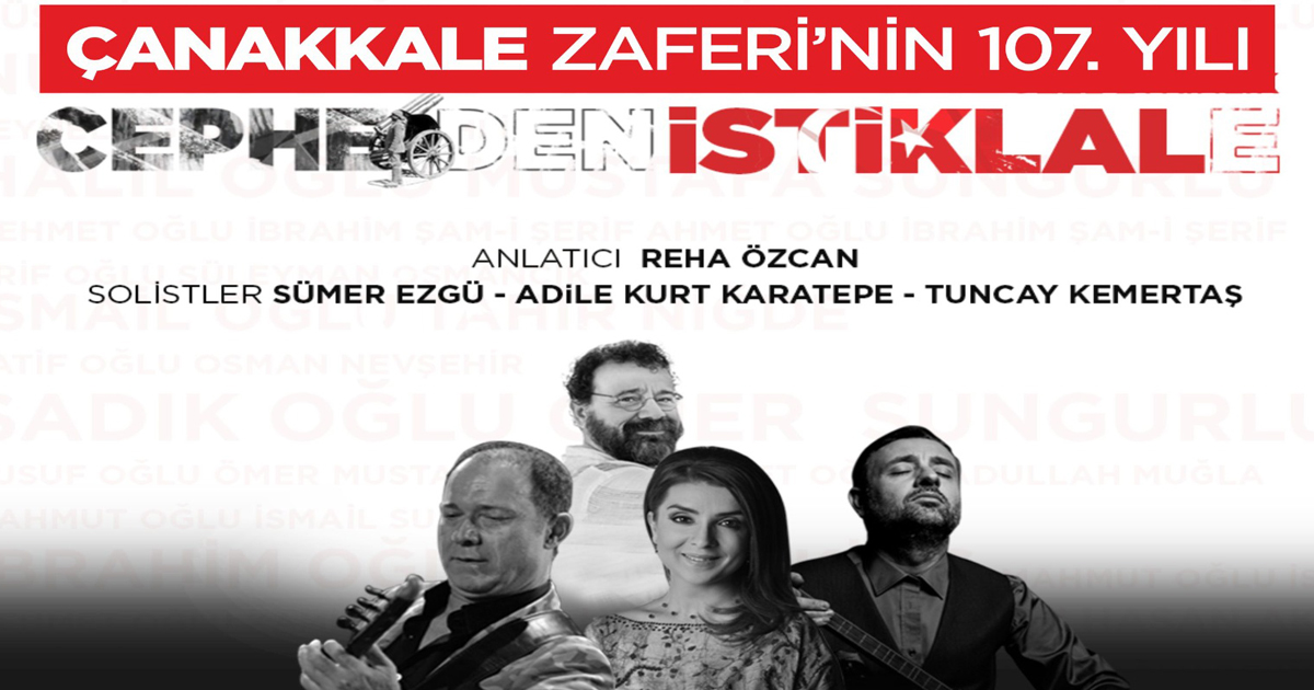 18 Mart Çanakkale Zaferi için özel etkinlik