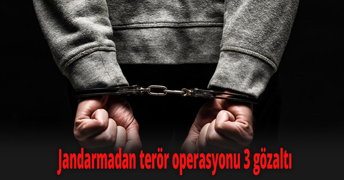 Terör örgütlerine finansman sağlayan 3 kişi yakalandı!