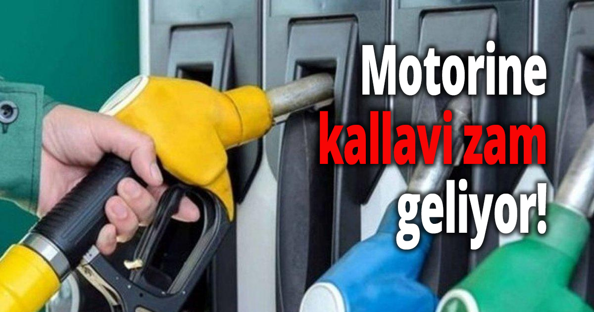 Motorine 19 Mart'ta kallavi zam geliyor!