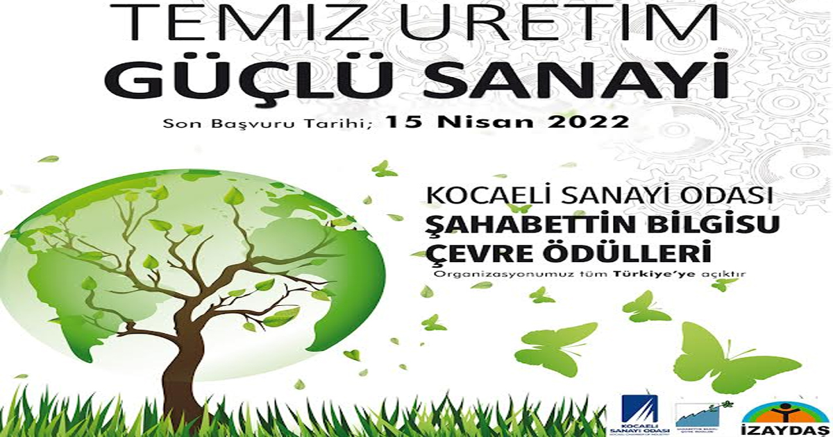 KSO Şahabettin Bilgisu Çevre Ödülleri için zaman daralıyor