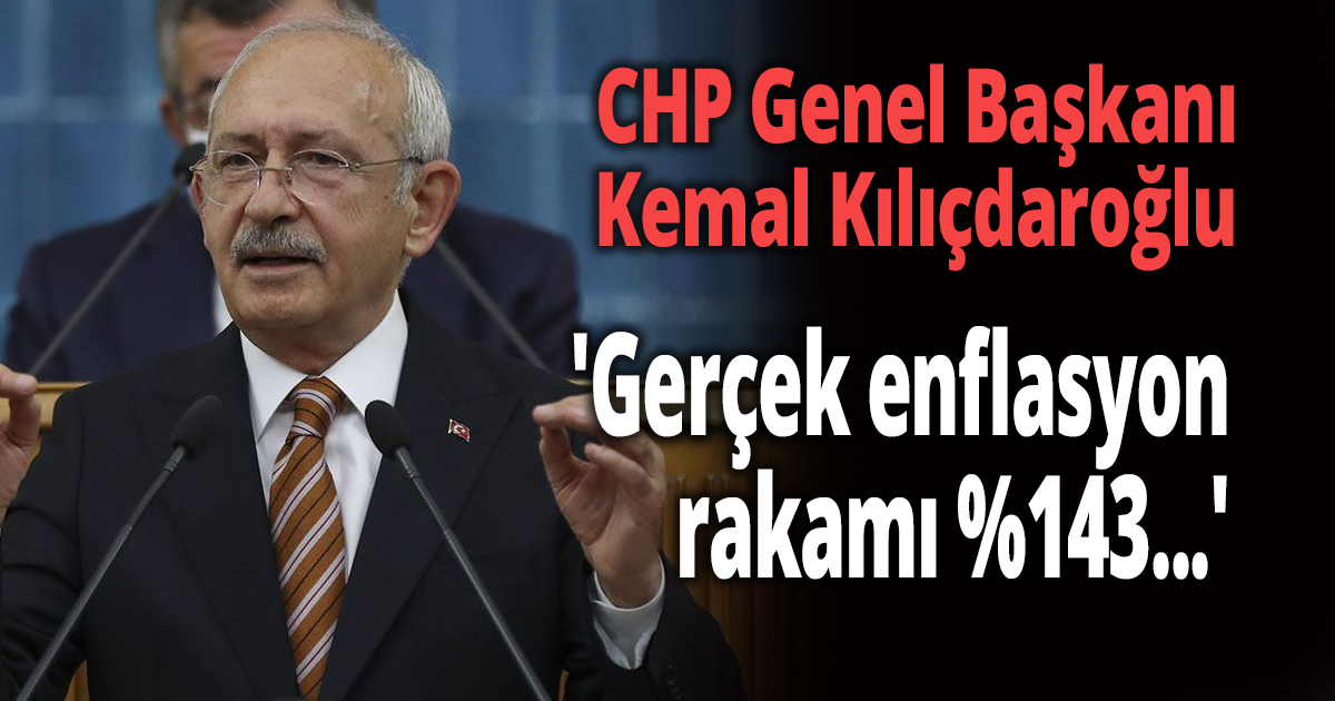 Kılıçdaroğlu'ndan canlı yayında TÜİK'e sert tepki!