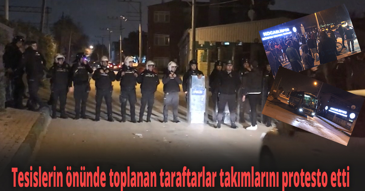 Kocaelisporlu taraftarlardan büyük tepki