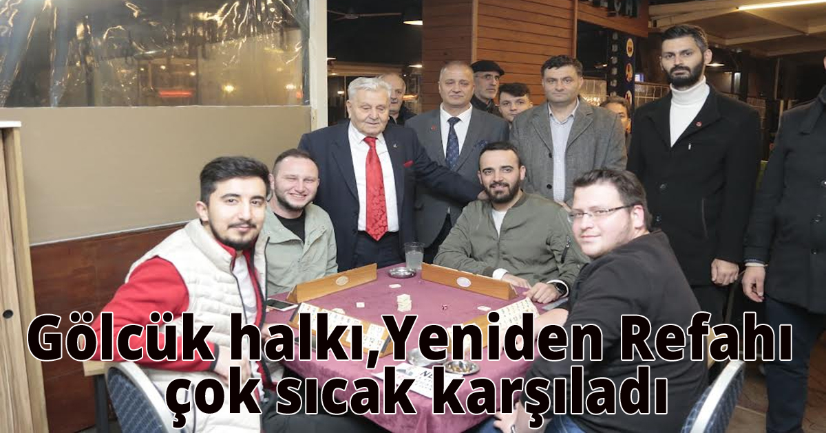 Gölcük halkı,Yeniden Refahı çok sıcak karşıladı