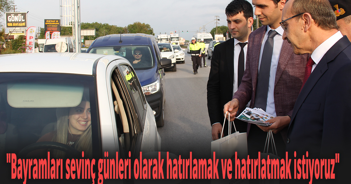 Kocaeli Valisi Yavuz ''Bayramınız Kemerli Olsun'' 