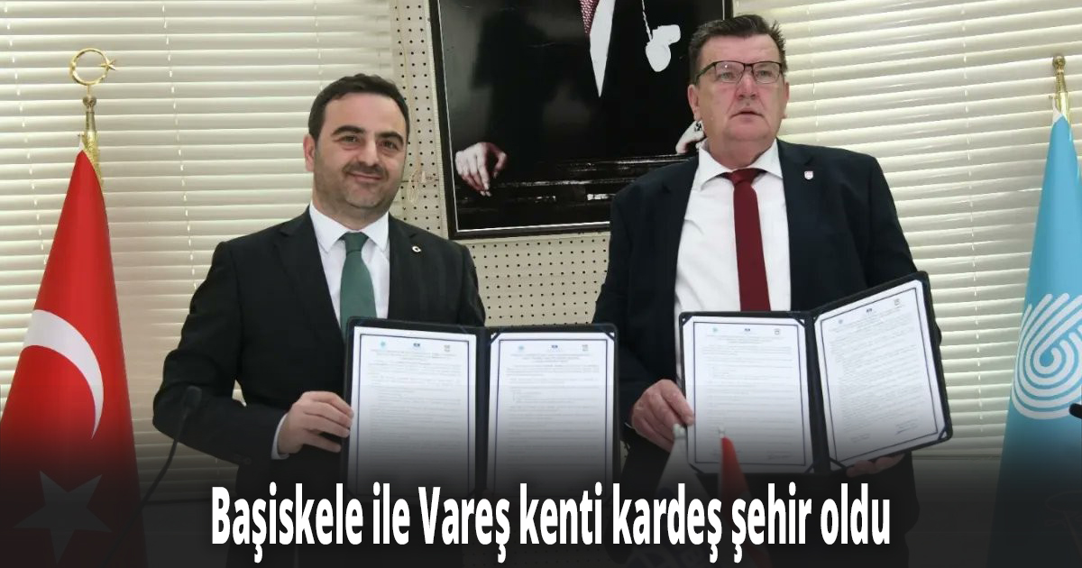Başiskele ile Vareş kenti kardeş şehir oldu