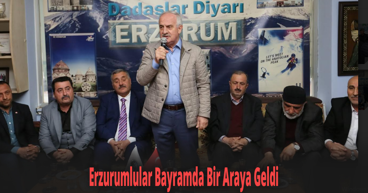 Erzurumlular Bayramda Bir Araya Geldi