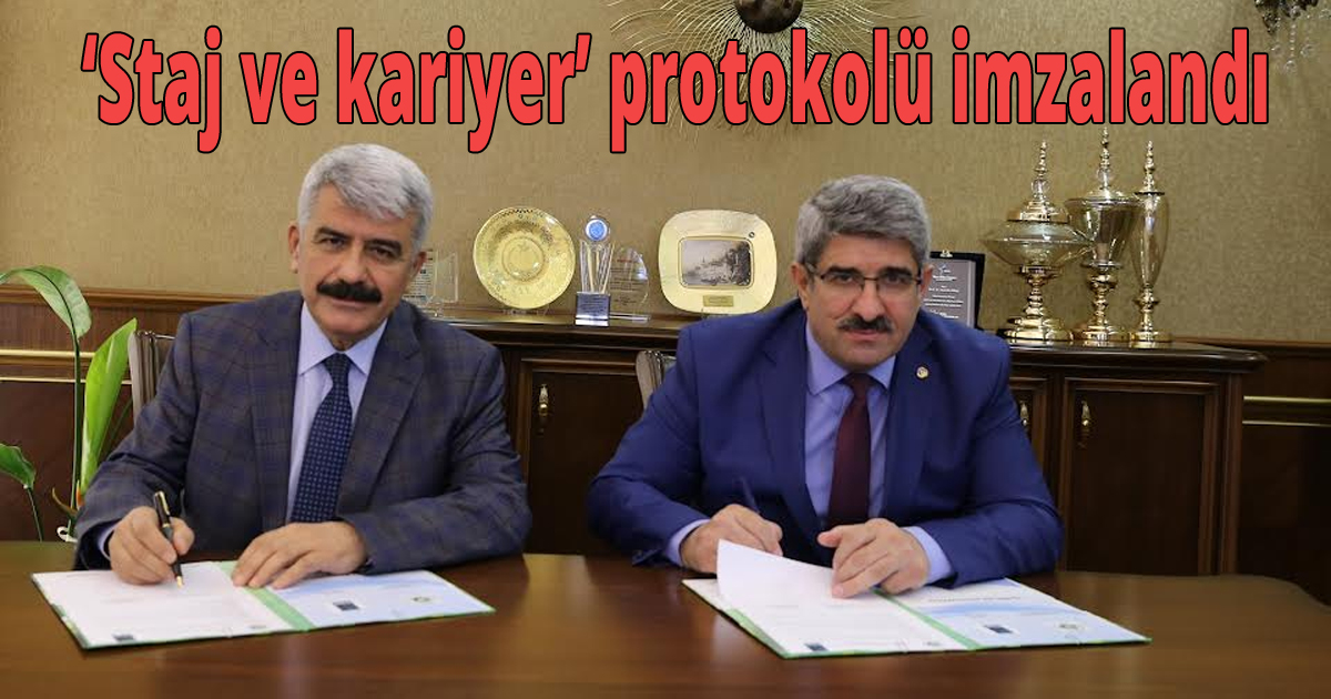 KOTO ile KOÜ arasında ‘staj ve kariyer’ protokolü imzalandı  