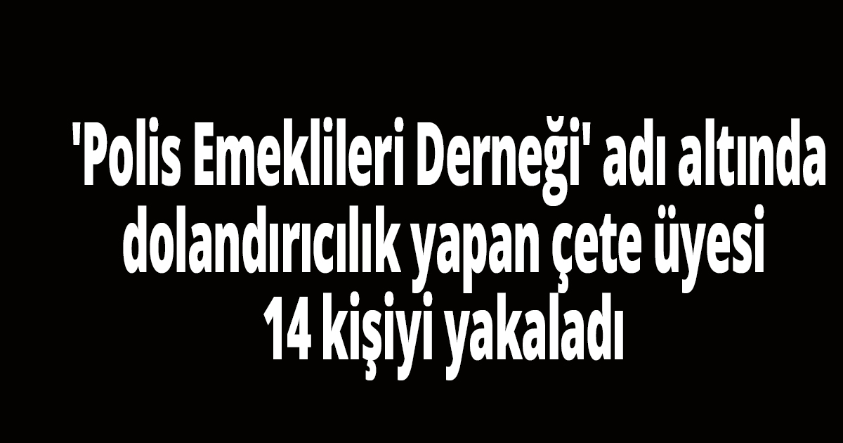 Çete lideri polislikten atılmış