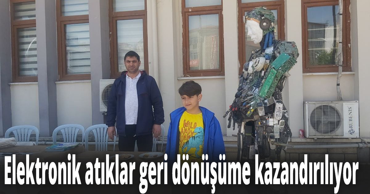 Elektronik atıklar geri dönüşüme kazandırılıyor